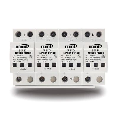 NPS01-F100 AC 3+1P Surge Protective Device