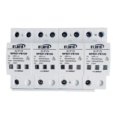 NPS01-F120 AC 3+1P Surge Protective Device
