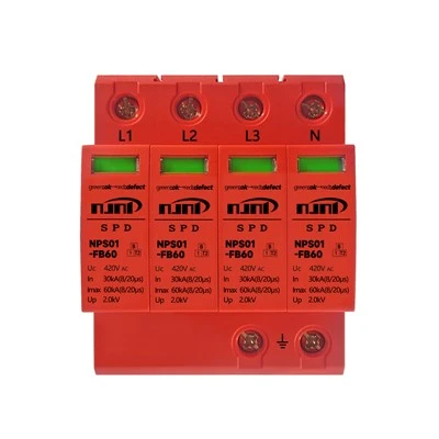 NPS01-F60 AC 3+1P Surge Protective Device