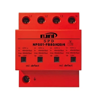 NPS01-F80 AC 3P سرج حفاظتی آلہ
